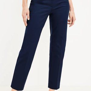 Loft High Waist Ankle Skinny Pant Navy Blue Size 8.